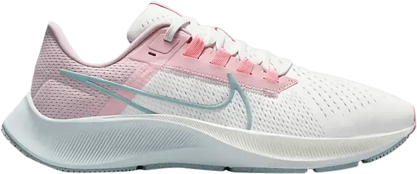 Nike Air Zoom Pegasus 38 Sail Ocean Cube Pink Crimson (Women&#039;s)