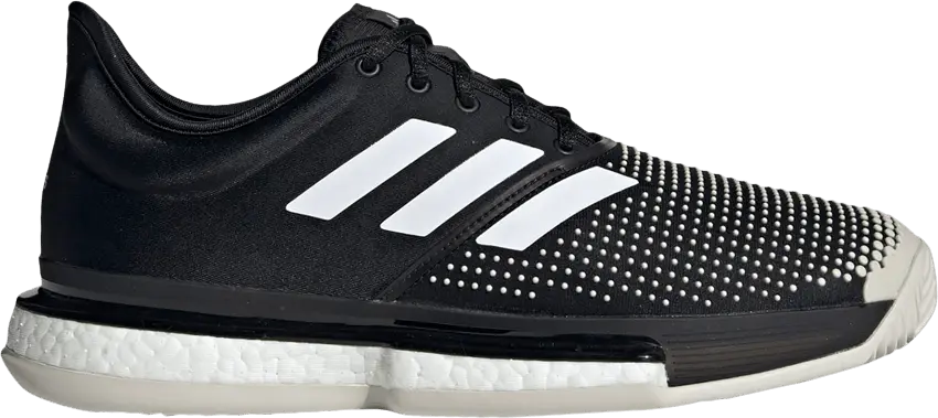  Adidas SoleCourt Boost Clay &#039;Black White&#039;