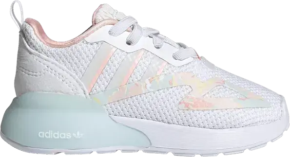  Adidas ZX 2K Infant &#039;White Haze Coral&#039;