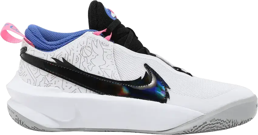  Nike Team Hustle D 10 SE Space Jam White (GS)