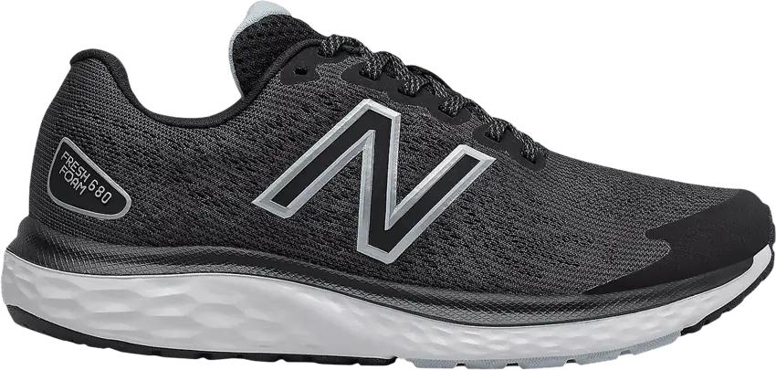  New Balance Wmns Fresh Foam 680v7 Wide &#039;Black White&#039;