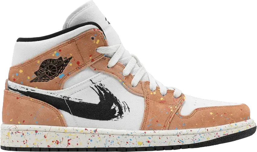  Jordan 1 Mid SE Brushstroke