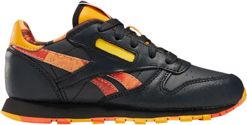  Reebok National Geographic x Classic Leather Little Kid &#039;Lava&#039;