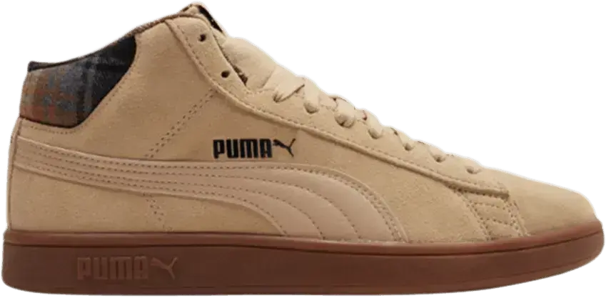  Puma Smash v2 Mid WTR &#039;Plaid - Black&#039;