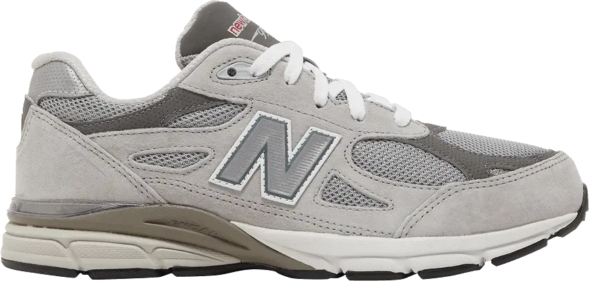  New Balance 990v3 Big Kid Wide &#039;Grey&#039;