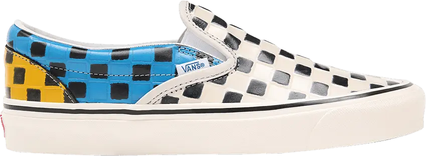  Vans Classic Slip-On 98 DX &#039;Anaheim Factory - Multi-Color Checkerboard&#039;