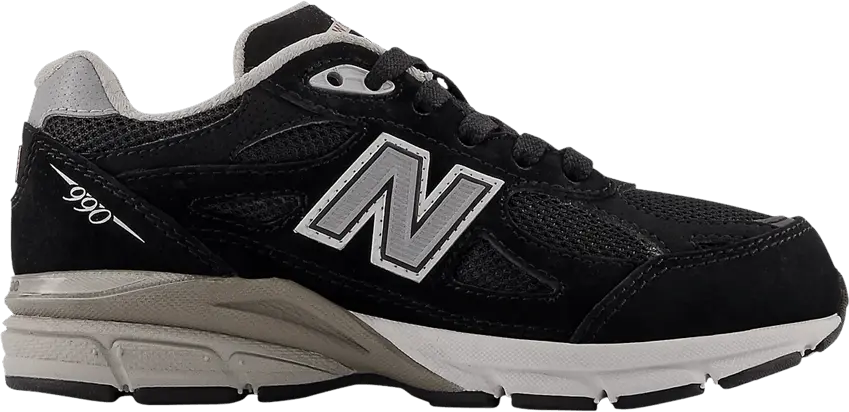  New Balance 990v3 Little Kid &#039;Black Grey&#039;