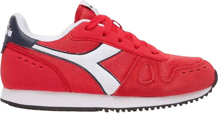  Diadora Simple Run Big Kid &#039;Tomato Red&#039;