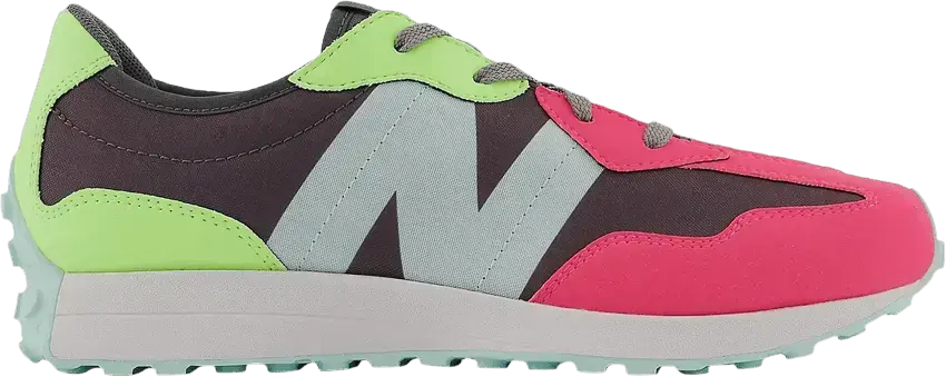  New Balance 327 Big Kid Wide &#039;Marblehead Pink Zing&#039;