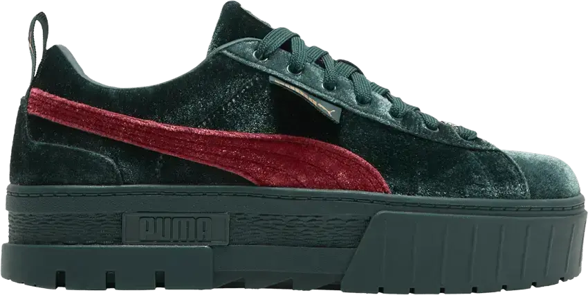  Puma Mayze Velvet Green Gables Tibetan Red (Women&#039;s)