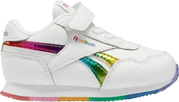  Reebok Royal Classic Jogger 3 Toddler &#039;Rainbow&#039;