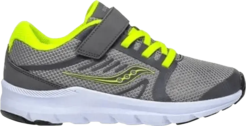  Saucony Cohesion 14 A/C Big Kid &#039;Grey Citron&#039;