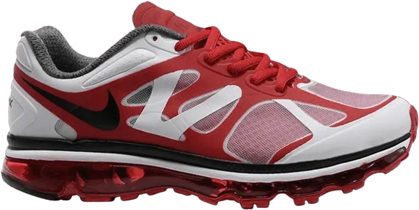  Nike Air Max+ 2012 University Red Black White