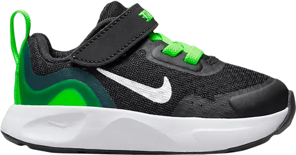  Nike Wearallday TD &#039;Black Green Strike&#039;