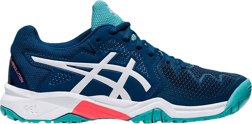  Asics Gel Resolution 8 GS &#039;Mako Blue&#039;