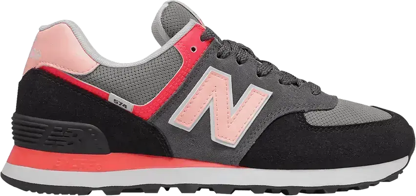  New Balance Wmns 574 &#039;Black Cloud Pink&#039;