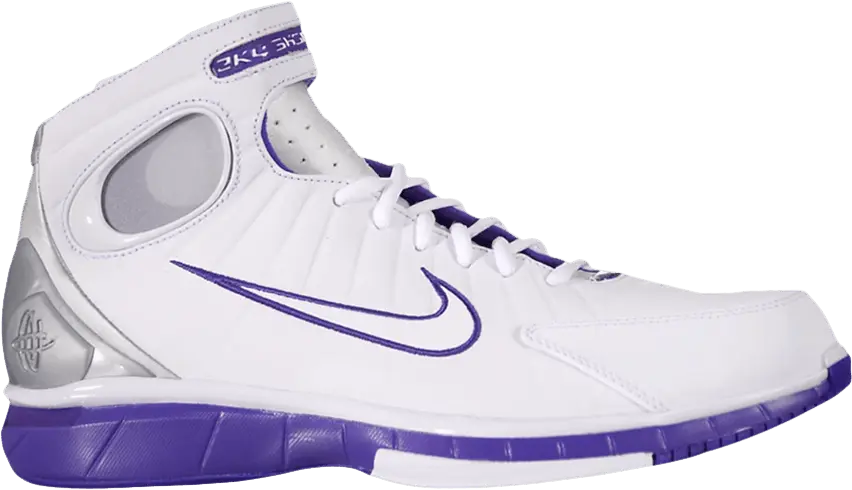  Nike Air Zoom Huarache 2K4 White Pro Purple