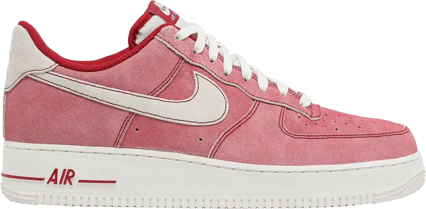  Nike Air Force 1 Low Dusty Red Suede