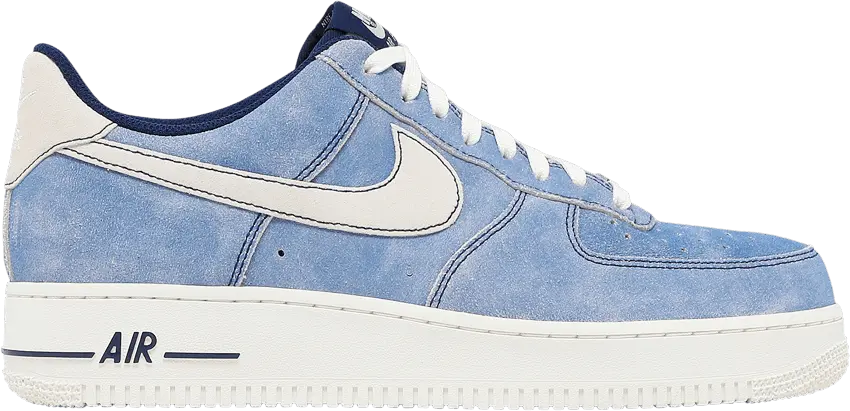  Nike Air Force 1 Low Dusty Blue Suede