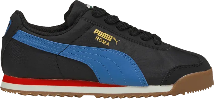  Puma Roma Basic Summer Little Kid &#039;Black Star Sapphire&#039;