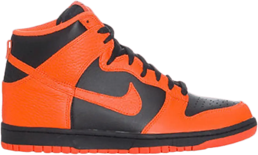  Nike Dunk High Black Safety Orange