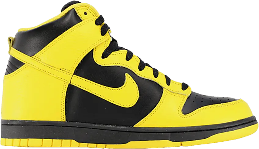  Nike Dunk High Black Varsity Maize (2012)