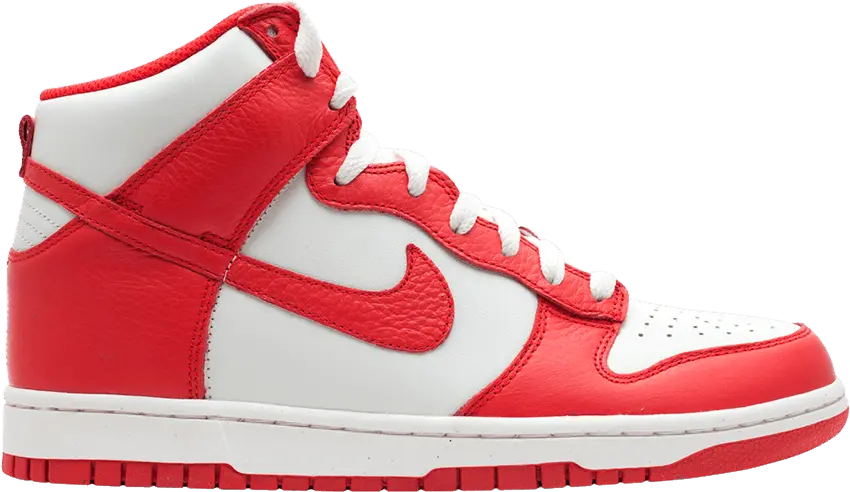  Nike Dunk High Sail Action Red