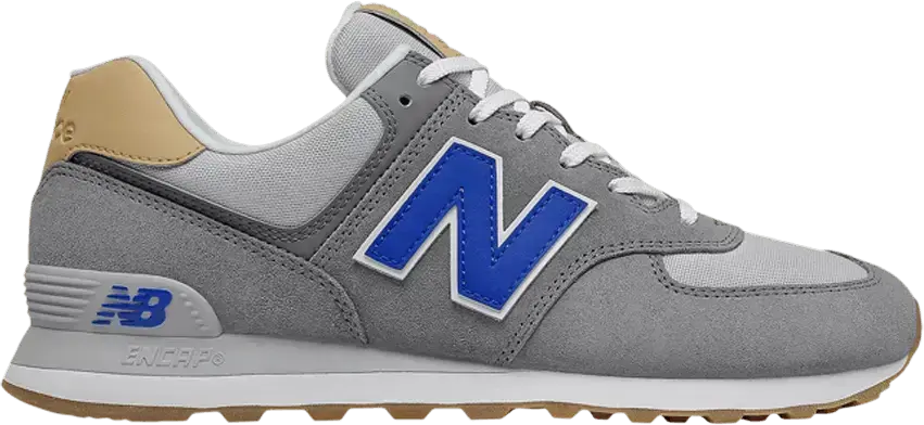  New Balance 574 4E Wide &#039;Castlerock Team Royal&#039;