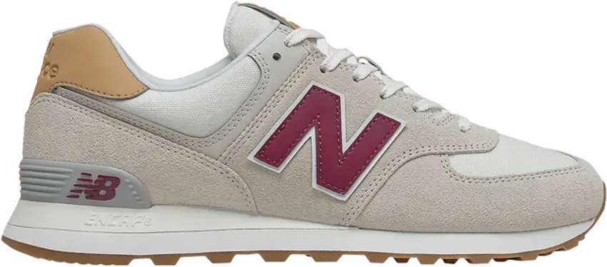  New Balance 574 4E Wide &#039;Timberwolf Grey Oak&#039;