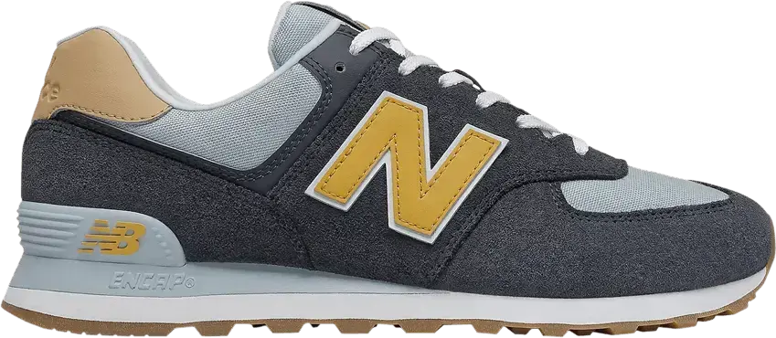  New Balance 574 2E Wide &#039;Outerspace Varsity Gold&#039;