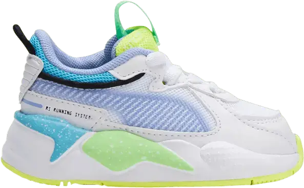  Puma RS-X Infant &#039;Airbrush - Elektro Green&#039;