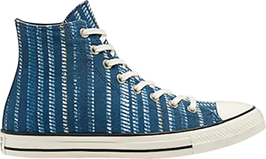  Converse Chuck Taylor All Star High &#039;Summer Stripes - Navy&#039;