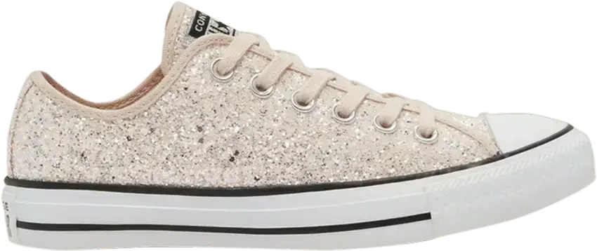  Converse Wmns Chuck Taylor All Star Low &#039;Glitter Shine - Cream&#039;