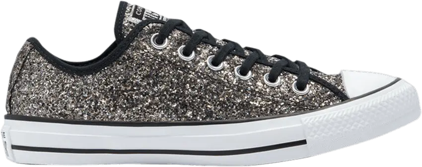  Converse Wmns Chuck Taylor All Star Low &#039;Glitter Shine - Black&#039;