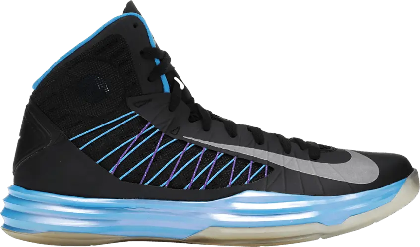 Nike Hyperdunk Plus Black Blue Glow
