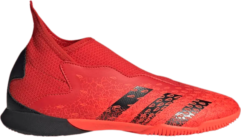  Adidas Predator Freak.3 Laceless IN J &#039;Demonscale - Solar Red&#039;
