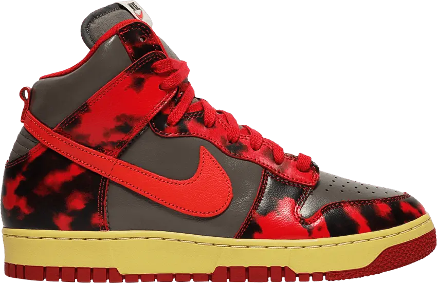  Nike Dunk High 1985 Red Acid Wash