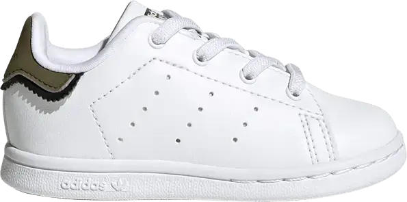  Adidas Stan Smith Infant &#039;White Focus Olive&#039;