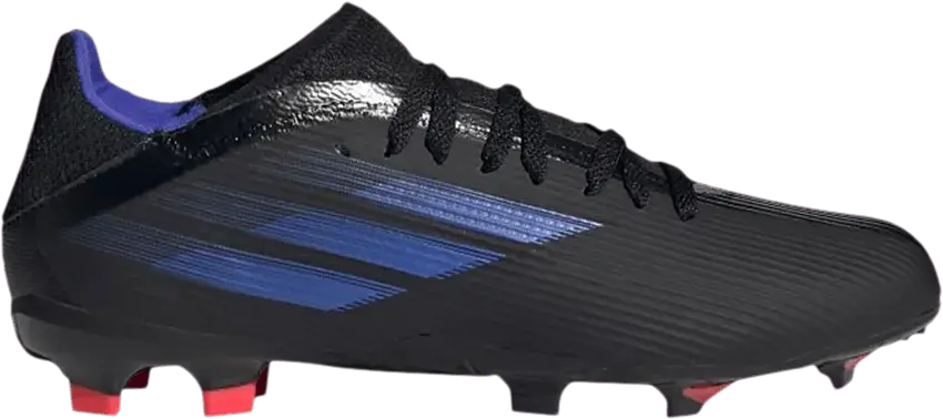  Adidas X Speedflow.3 FG J &#039;Black Sonic Ink&#039;