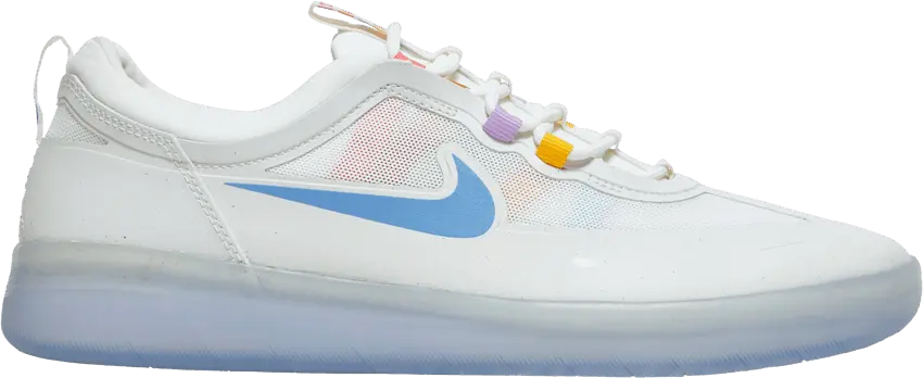  Nike SB Nyjah Free 2 Summit White Icy Sole