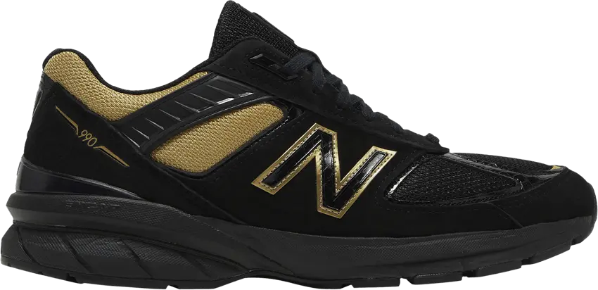  New Balance 990v5 Black Gold