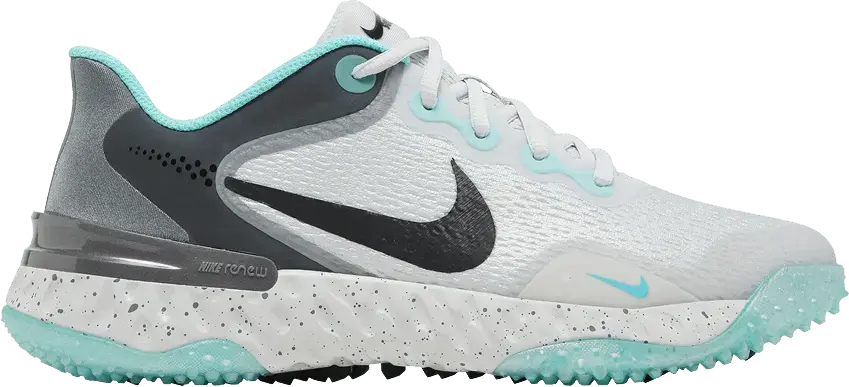  Nike Wmns Alpha Huarache Elite 3 Turf &#039;Photon Dust Dynamic Turquoise&#039;