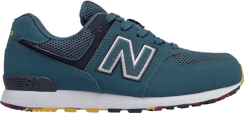  New Balance 574 Kids Wide &#039;Lagoon Eclipse&#039;