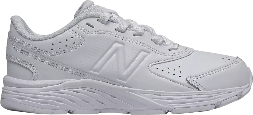  New Balance 680v6 Uniform Big Kid Wide &#039;White&#039;