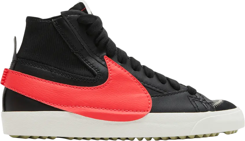  Nike Blazer Mid 77 Jumbo Black Bright Crimson