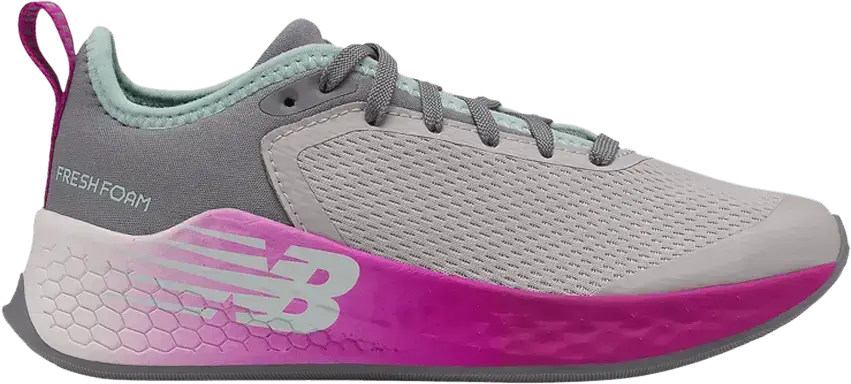  New Balance Fresh Foam Fast v2 Big Kid &#039;Light Aluminum Poison Berry&#039;