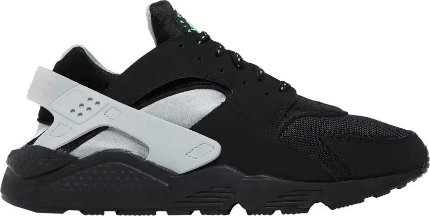  Nike Air Huarache Black Neon Green