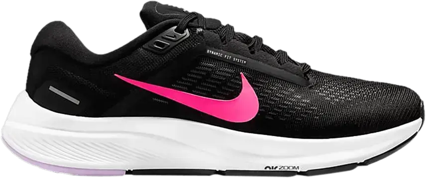  Nike Wmns Air Zoom Structure 24 &#039;Black Hyper Pink&#039;
