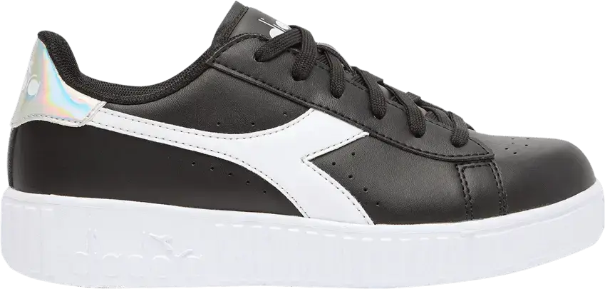  Diadora Game Step Big Kid &#039;Black White&#039;