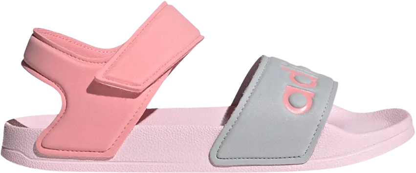  Adidas Adilette Sandals J &#039;Clear Pink&#039;